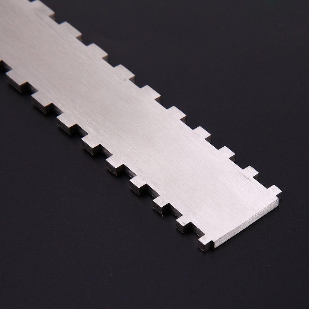 Stainless Steel Fretboard Ruler Radius Gauge for Guitar Bass
