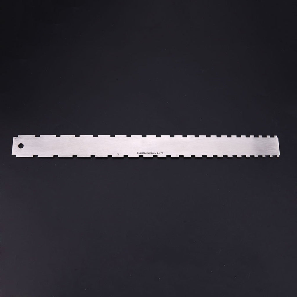 Stainless Steel Fretboard Ruler Radius Gauge for Guitar Bass