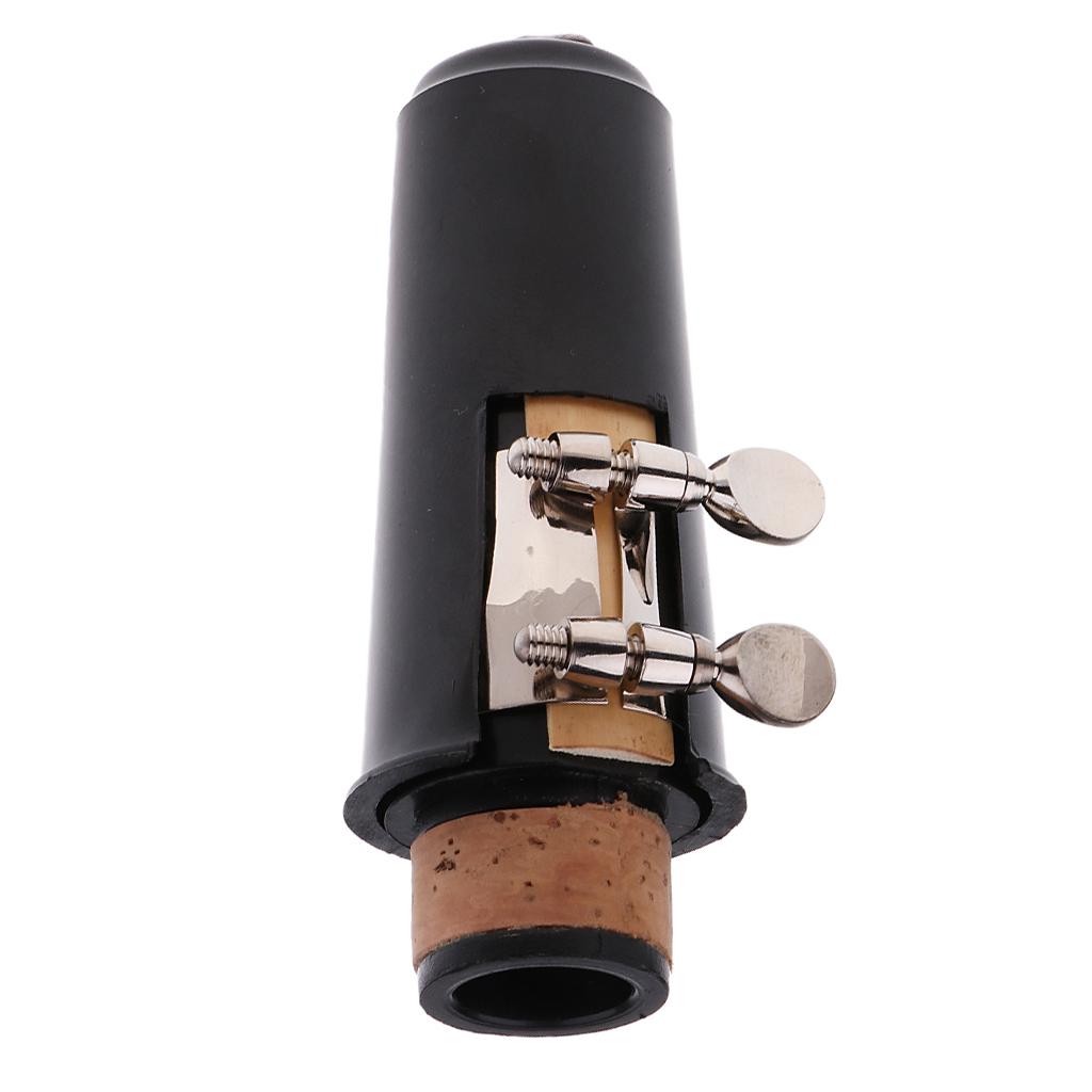 Soprano Saxophone Mouthpiece Clip Clarinet Reed Ligature Cap for Sax Parts