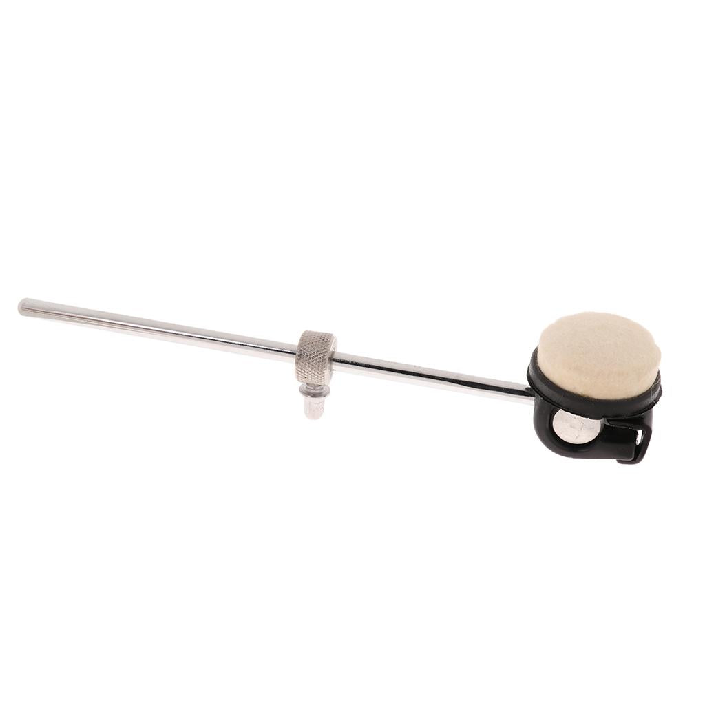High Grade Cotton Felt Drum Step Pedal Beater Hammer Percussion Accessory