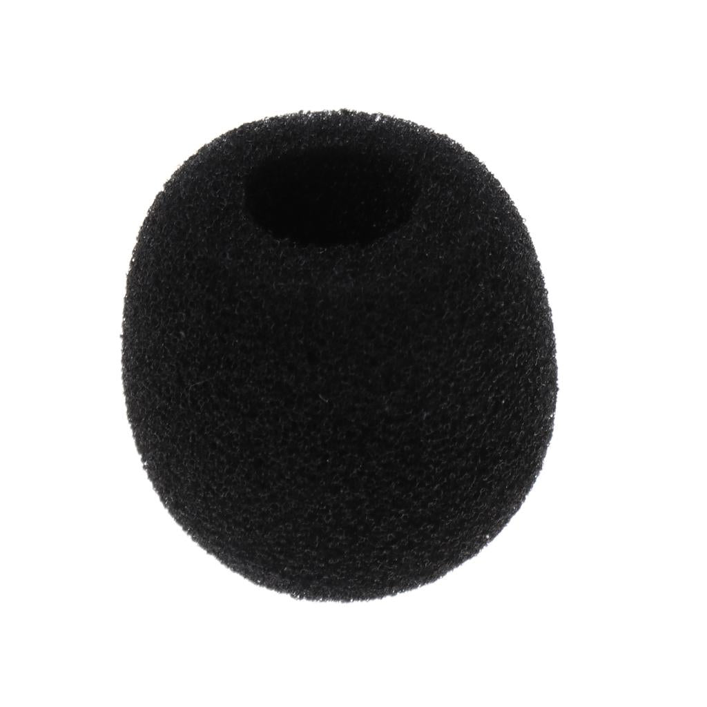 10Pcs Foam Mic Shield Cover Microphone Windscreen Cap for Meeting 28x22x8mm
