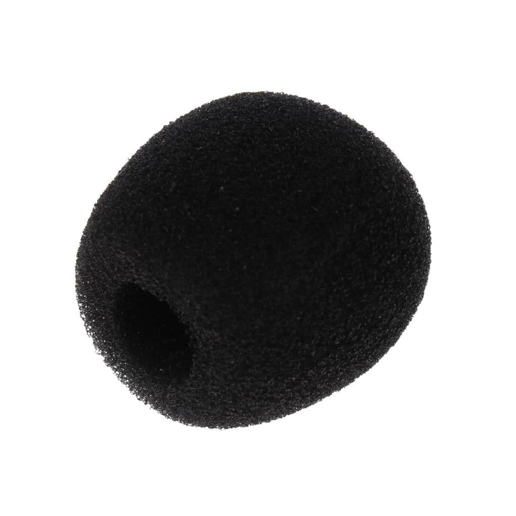 10Pcs Foam Mic Shield Cover Microphone Windscreen Cap for Meeting 28x22x8mm
