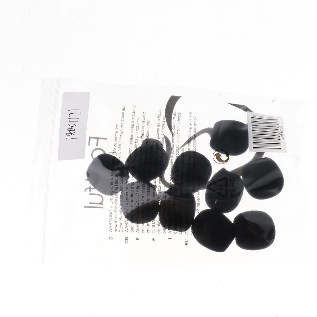10Pcs Foam Mic Shield Cover Microphone Windscreen Cap for Meeting 28x22x8mm