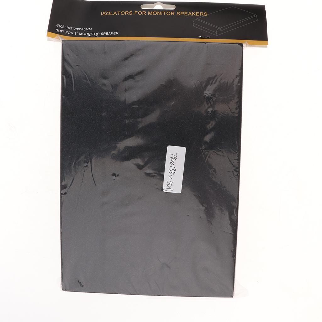 1 Pair Studio Monitor Speaker Acoustic Foam 8inch