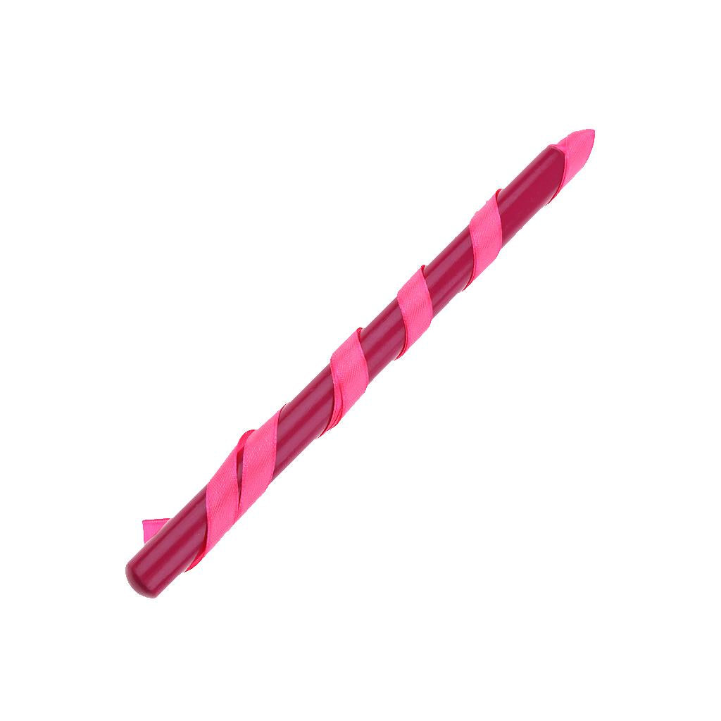 2Pcs Rhythm Sticks with Coloured Ribbon Percussion for Children Gift Pink