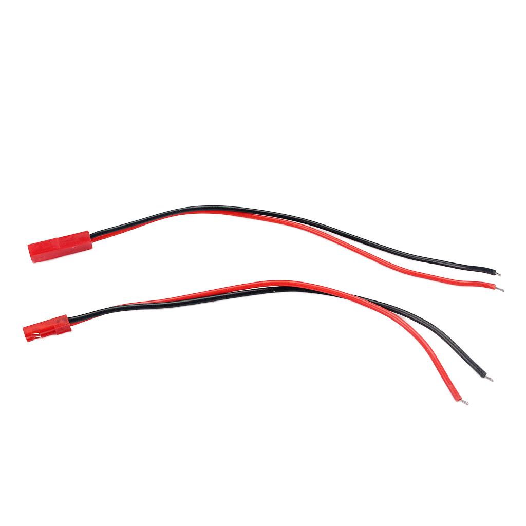 50 Pieces 2 Pin 24AWG Electric Extension Wire Cable for LED Strips