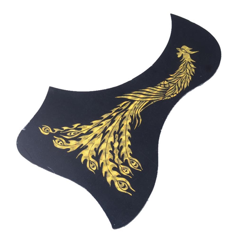 Guitar Pickguard Scratch Plate for Acoustic Guitar Golden Phoenix