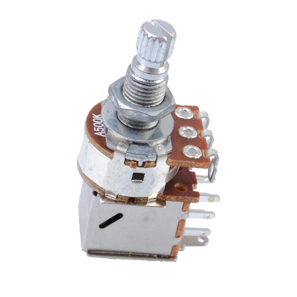 Electric Guitar/Bass A500K Potentiometer Switch for Musical Parts