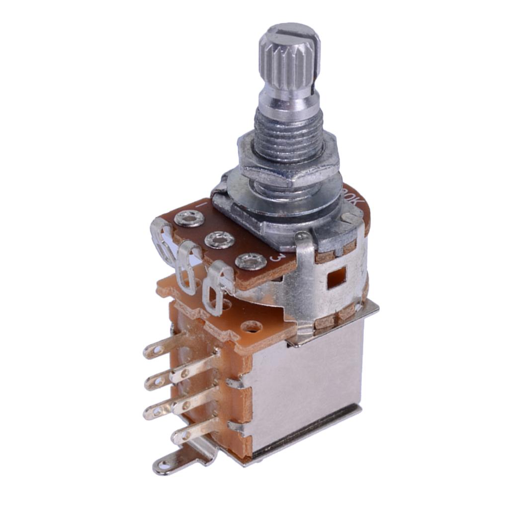 Electric Guitar/Bass A500K Potentiometer Switch for Musical Parts