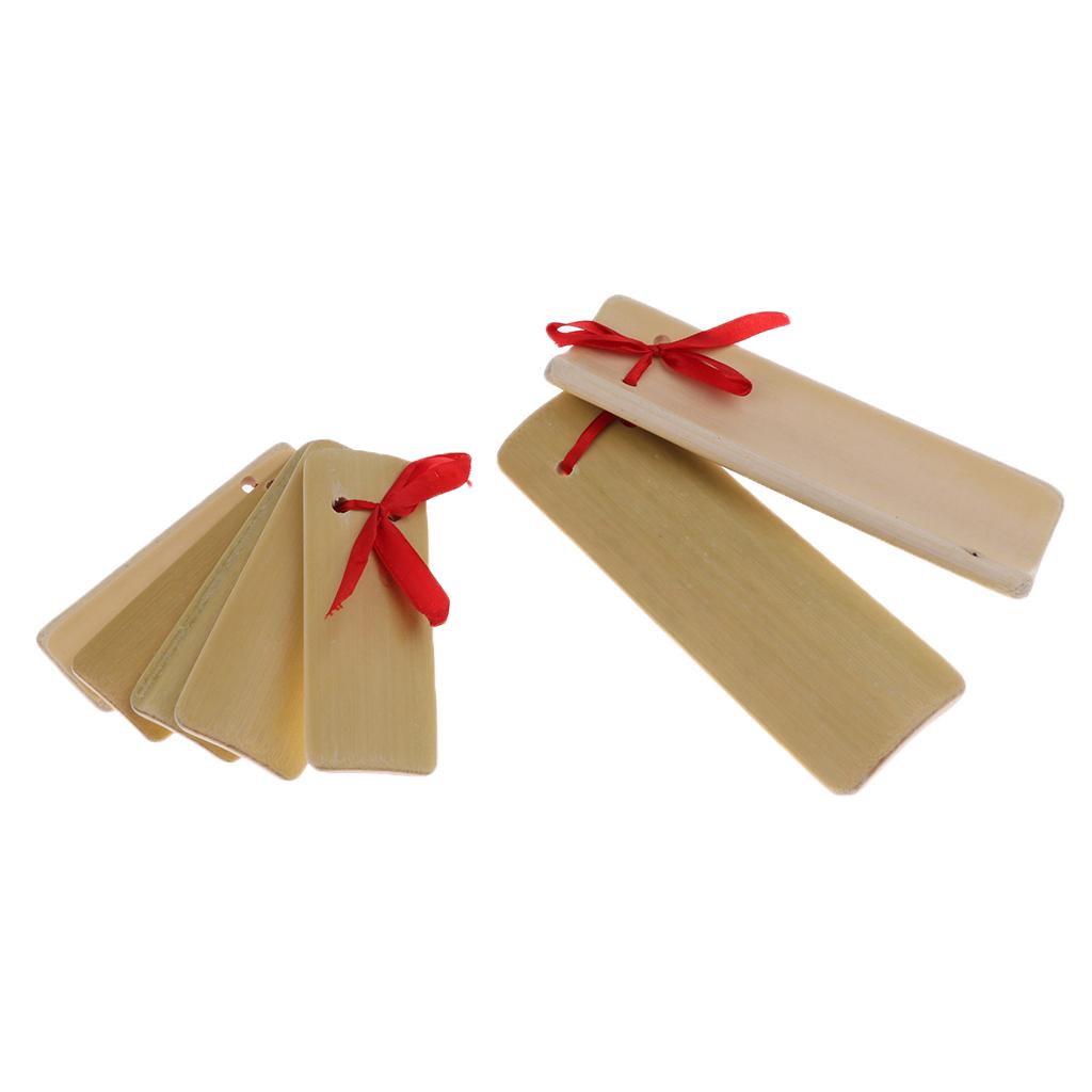 2Pcs Large Small Hand Clappers Handcrafted Toy Musical Instrument