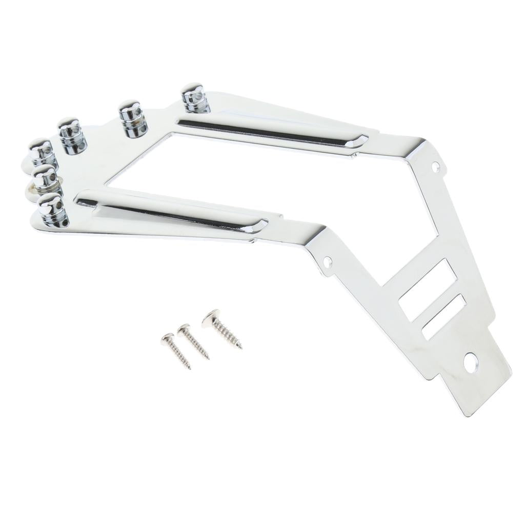 1 Set Metal Guitar Bridge Tailpiece for Jazz Electric Guitar