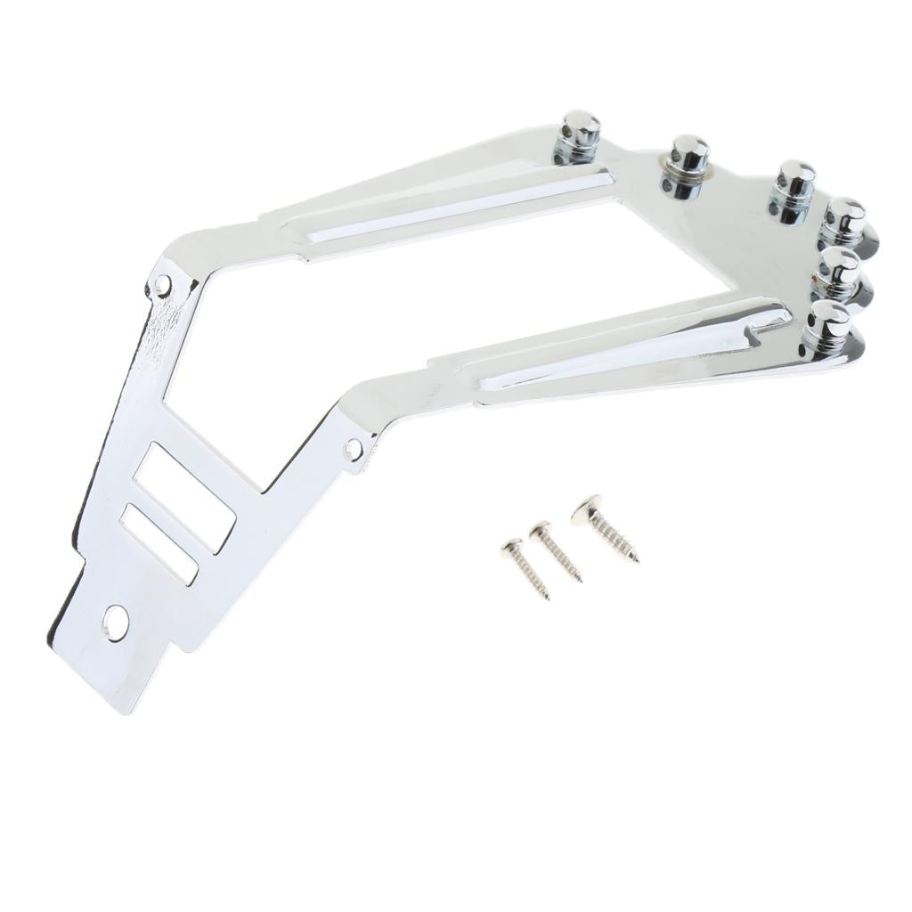 1 Set Metal Guitar Bridge Tailpiece for Jazz Electric Guitar