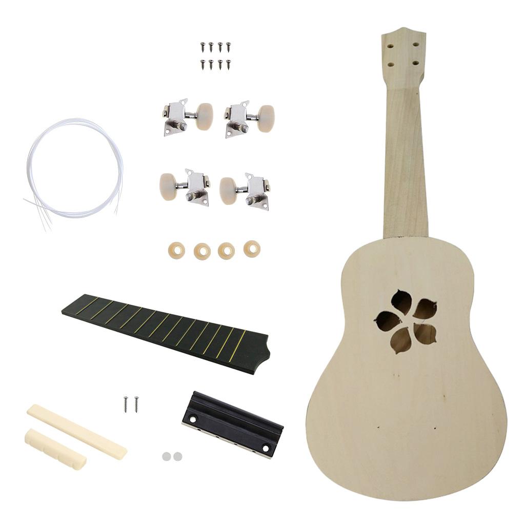21 Inch Ukulele DIY Kit Hawaii Guitar Children's Toy Assembly Gift #1