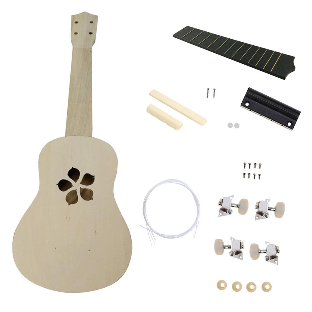 21 Inch Ukulele DIY Kit Hawaii Guitar Children's Toy Assembly Gift #1