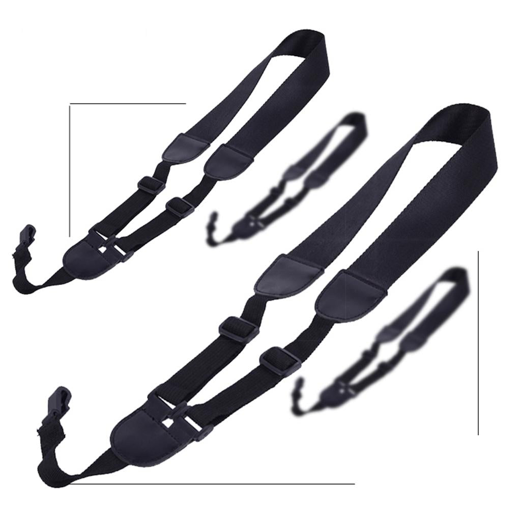 Nylon Ukulele Strap Sling Belt with Hook for Ukulele Guitar Accessory Black