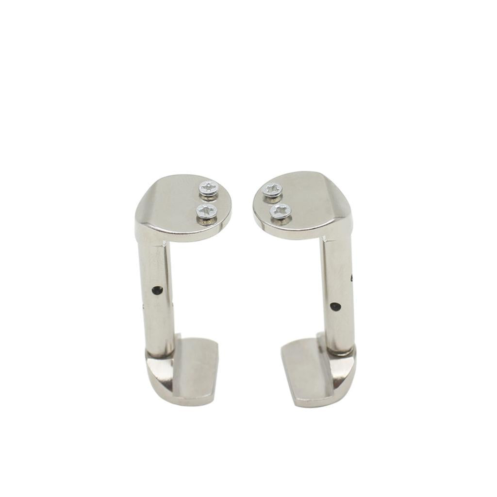 2PCS Violin Chin Rest Screw for 3/4 4/4 Violin Accessory Parts Sliver