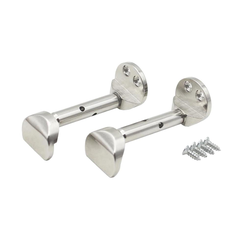 2PCS Violin Chin Rest Screw for 3/4 4/4 Violin Accessory Parts Sliver