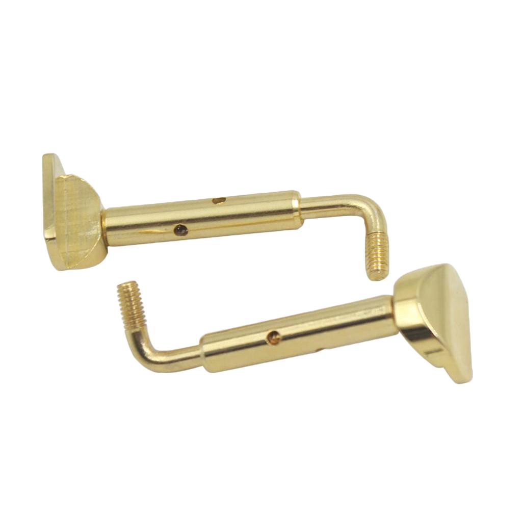 2 Pieces Violin Chin Rest Screws 3/4 4/4 Violin Replacement Parts Golden