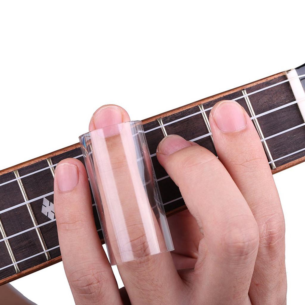 3Pcs Glass Slide +1 Pc Stainless Steel Slide + 4 Pcs Guitar Finger Picks Box