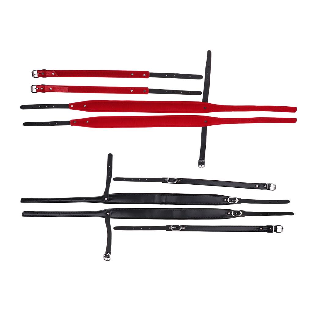 1 Pair Shoulder Strap for Bass Accordion Parts Red
