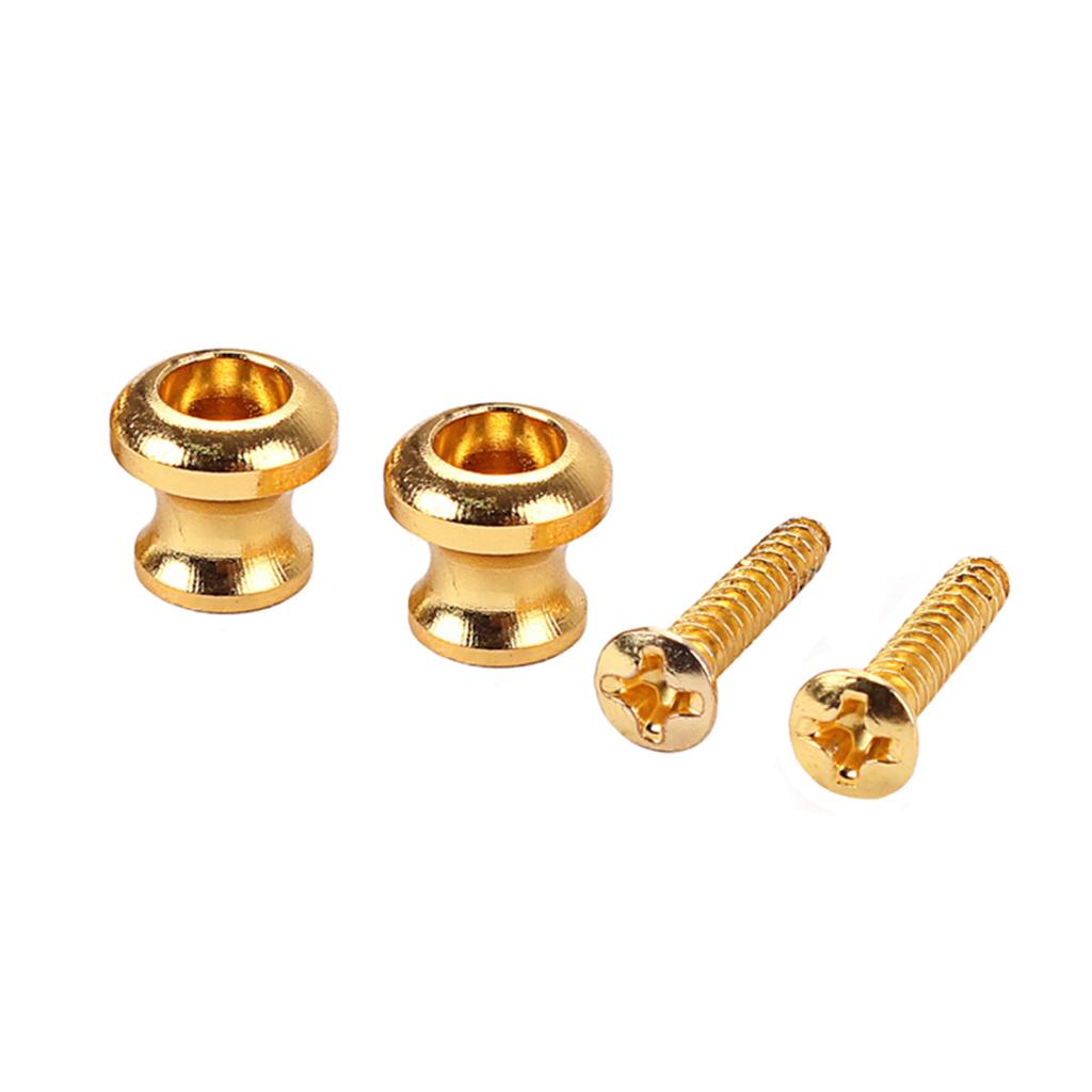 2 Pcs Guitar Strap Button Locks Straplock Locking Button for Guitar Bass