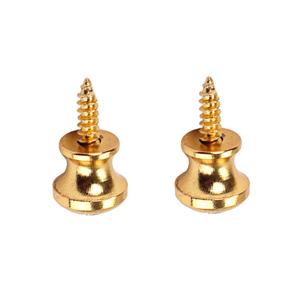 2 Pcs Guitar Strap Button Locks Straplock Locking Button for Guitar Bass
