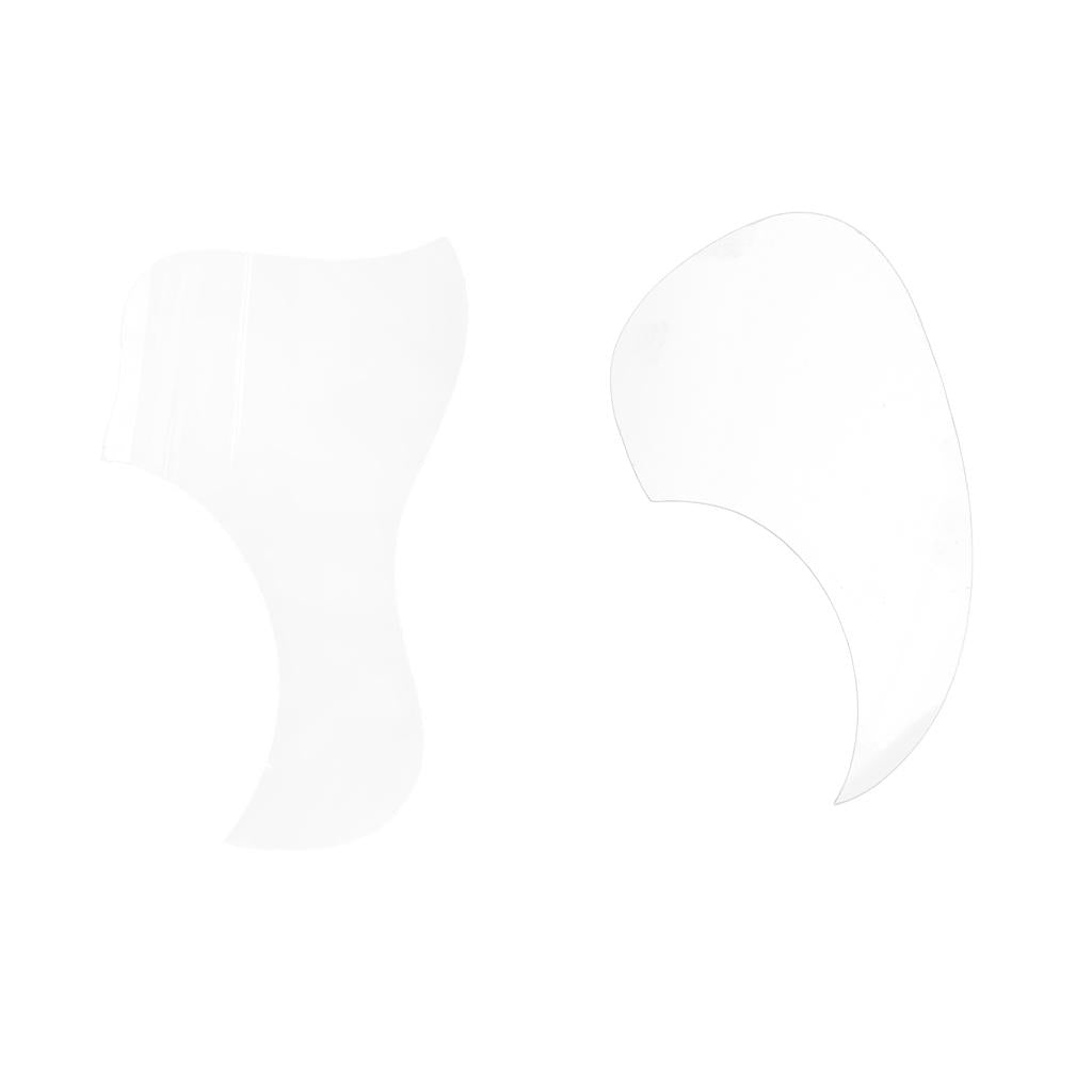 Transparent Acoustic Guitar Pickguard Self-adhesive Pick Guard Water Drop