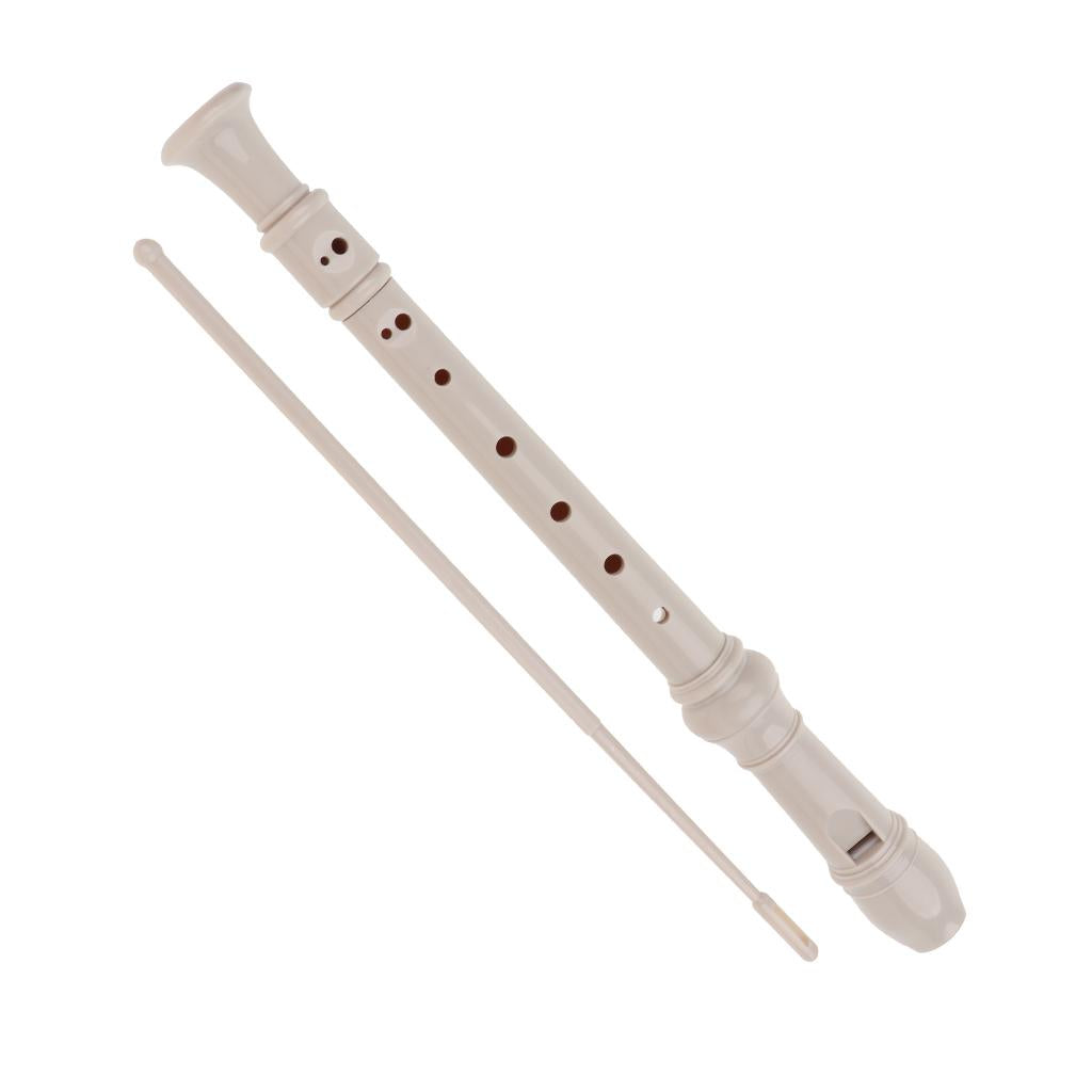 High-pitched Soprano Recorder with Cleaning Rod for Beginner Student 8 Hole