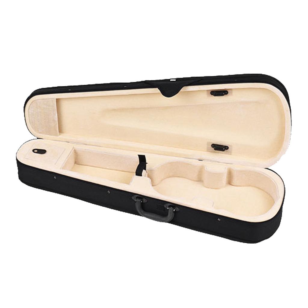 1/8 Violin Storage Bag Case Hand Carry Box Beige