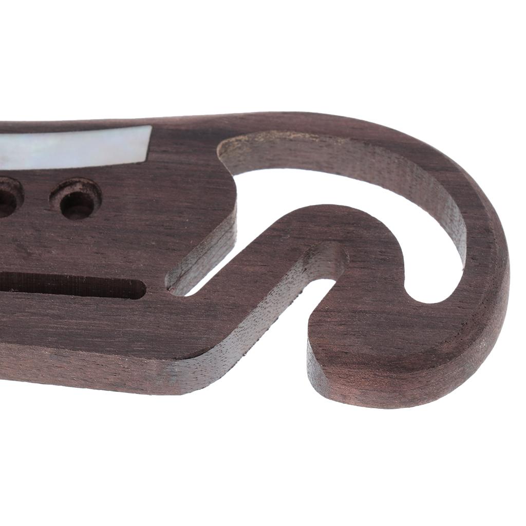 1 Piece Rosewood Guitar Bridge for 6 String Acoustic Guitar