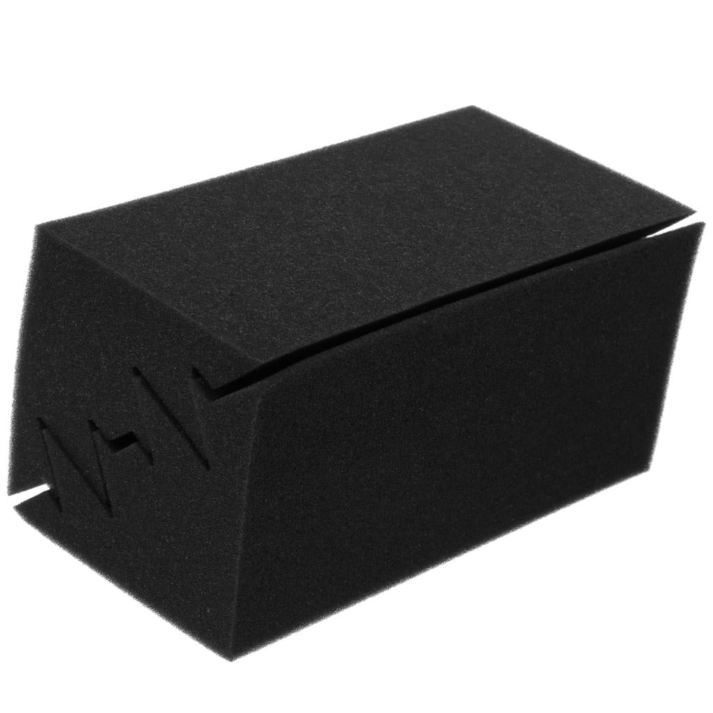 8pcs Studio Acoustic Foam Sound Proof Panels Nosie Dampening Foam Black
