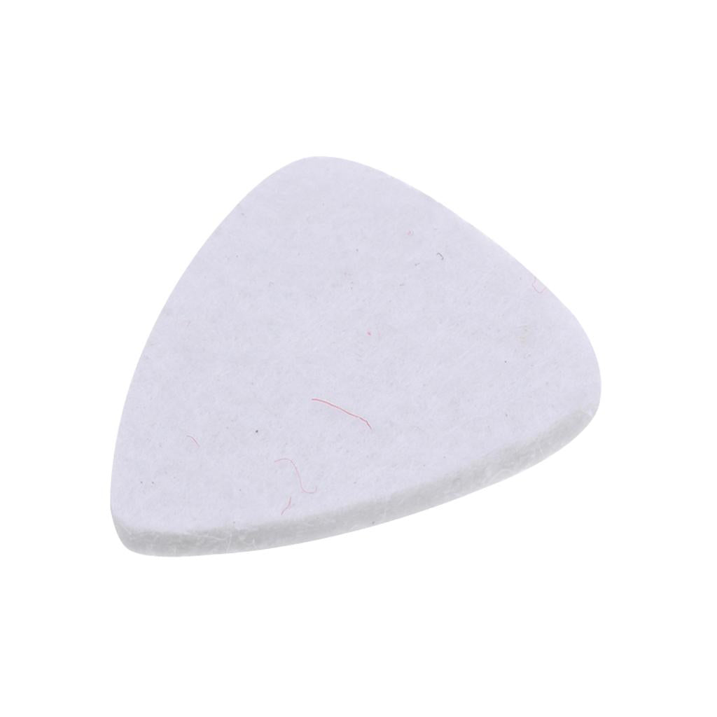 1 Piece Acoustic Guitar Plectrum Picks for Uke Guitar Parts White