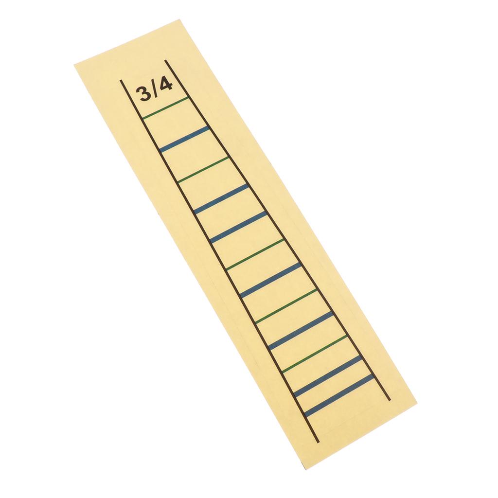 Violin Fretboard Sticker Fiddle Chart Finger Marker for Student Learning 3-4
