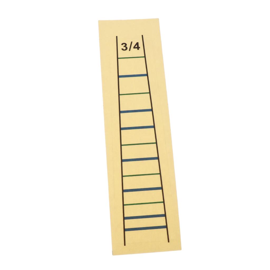 Violin Fretboard Sticker Fiddle Chart Finger Marker for Student Learning 3-4