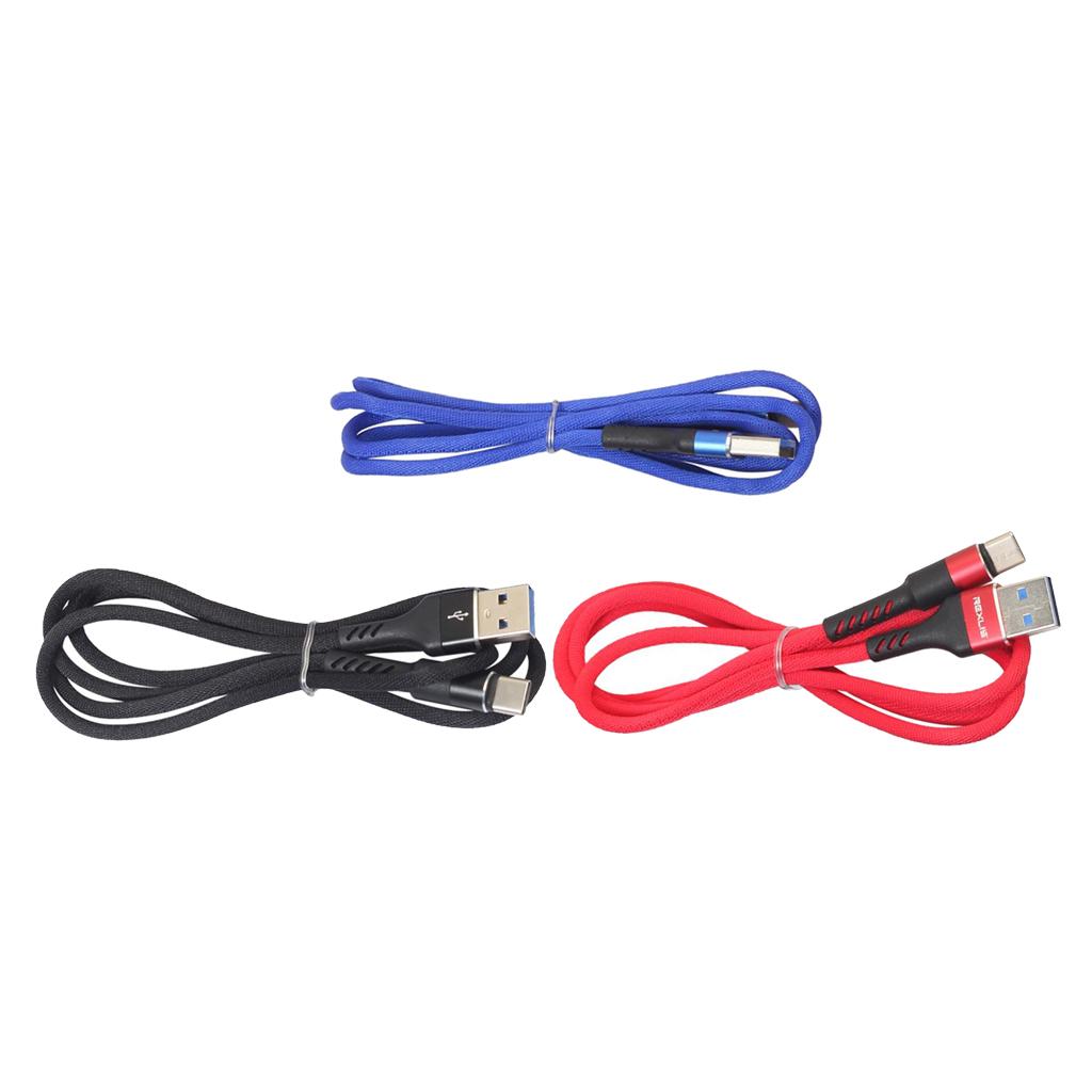 USB Type-C Data Sync Fast Charging Cable for Android Device Blue