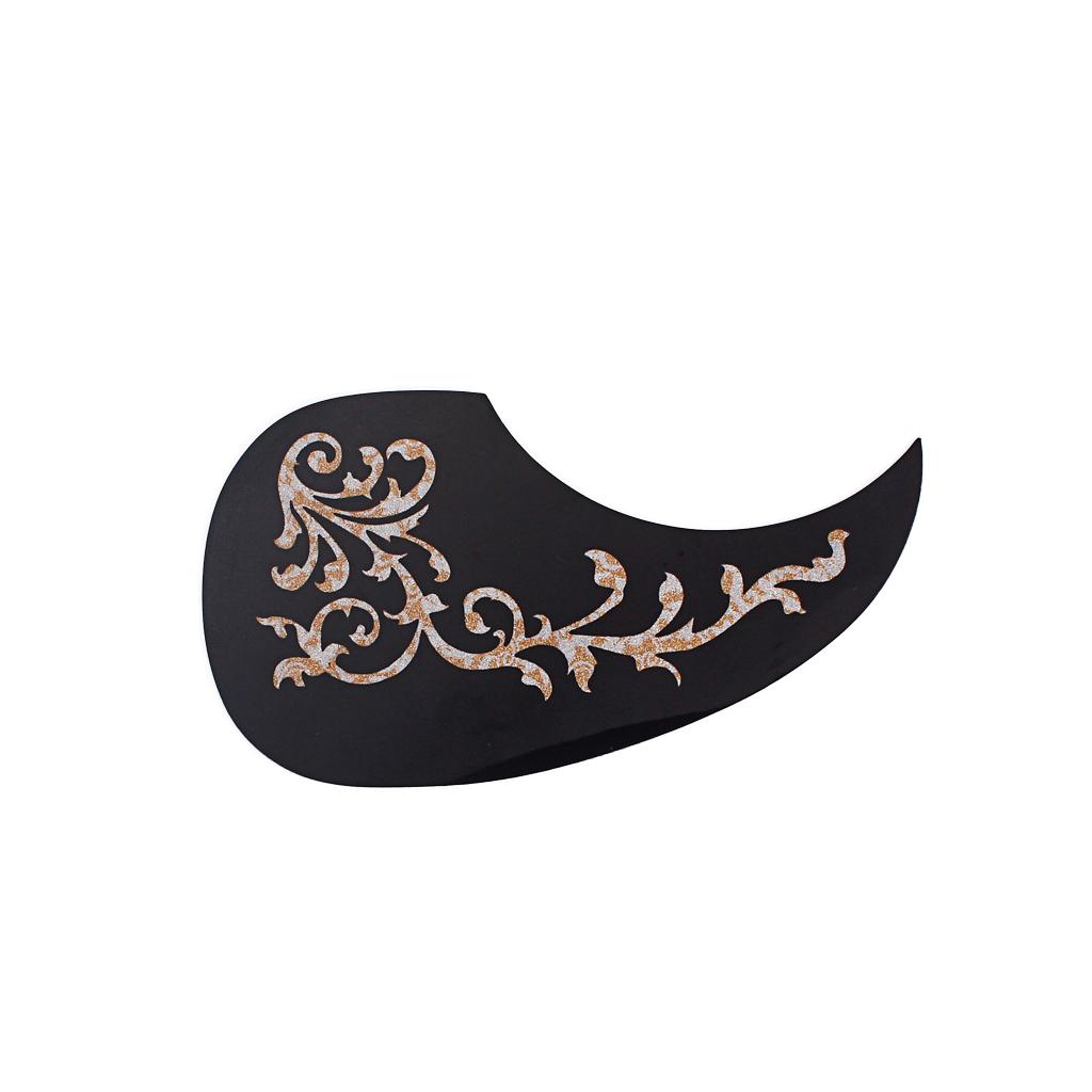 1pc Acoustic Guitar Pickguard Self-adhesive Sticker White Tree Vine Flower