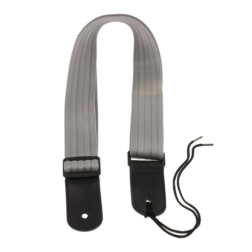 Ukulele Neck Belt Uke Strap Belt for Ukulele Guitar Accessory Gray