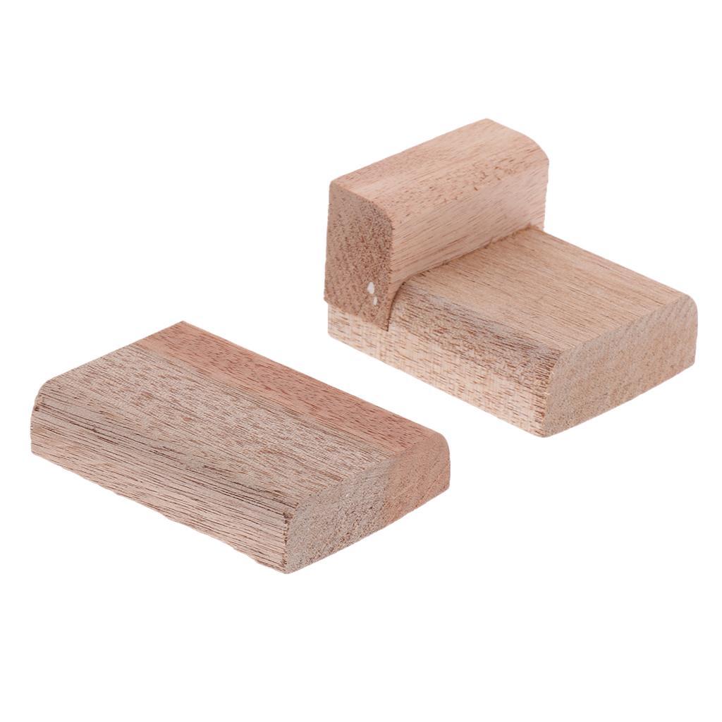 Mahogany 23 inch Ukulele Brace Wood Block Set for Ukulele Making Parts