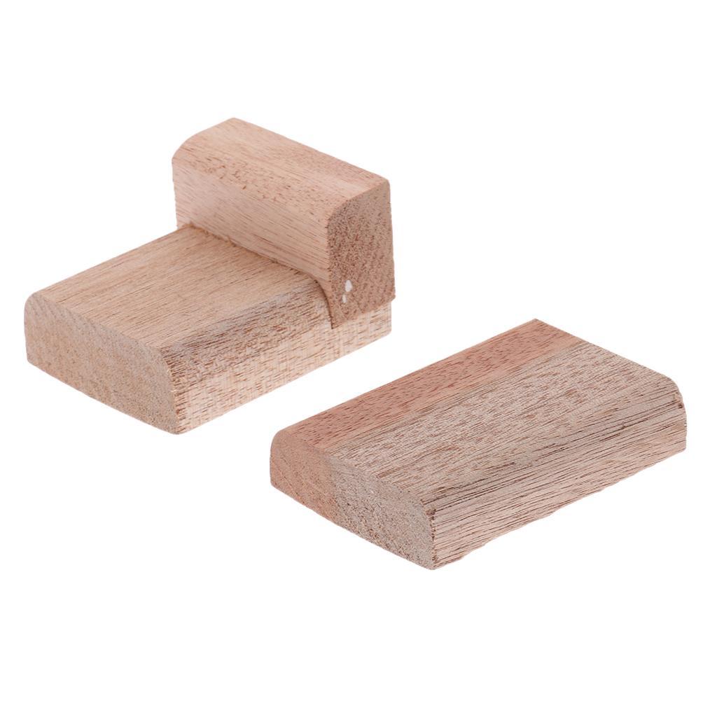 Mahogany 23 inch Ukulele Brace Wood Block Set for Ukulele Making Parts