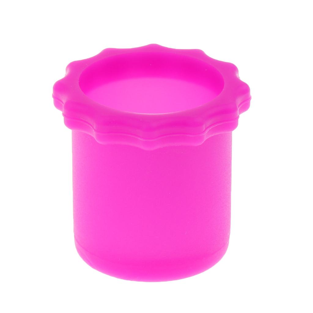 2 Pcs Mic Slip Holder Roller Microphone and Button Rod Sleeve Set Purple