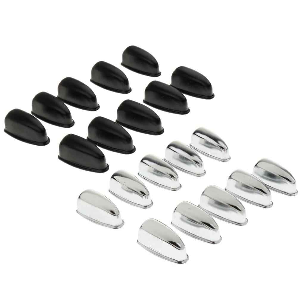 10 Pieces Drum Lug Bass Drum Hooks for Precussion Instrument Parts Silver