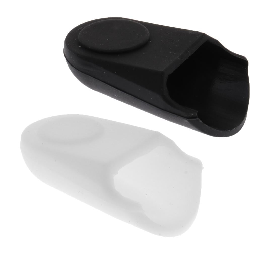 Rubber Clarinet Mouthpiece Cap for Saxophone Buckle Patches Pads Cap White