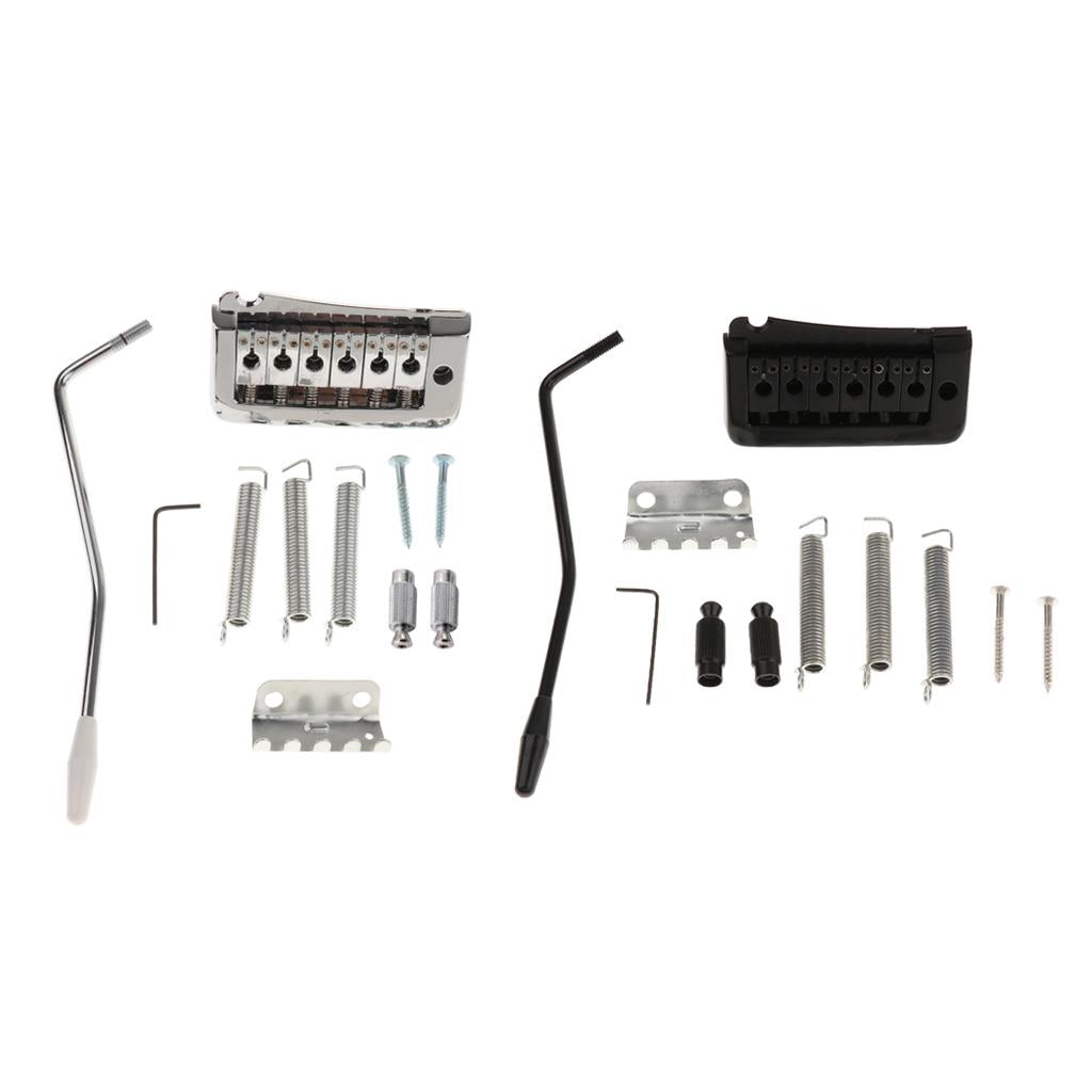 6 String Guitar Tremolo Bridge Assembly for Fender Strat ST Guitar Chrome