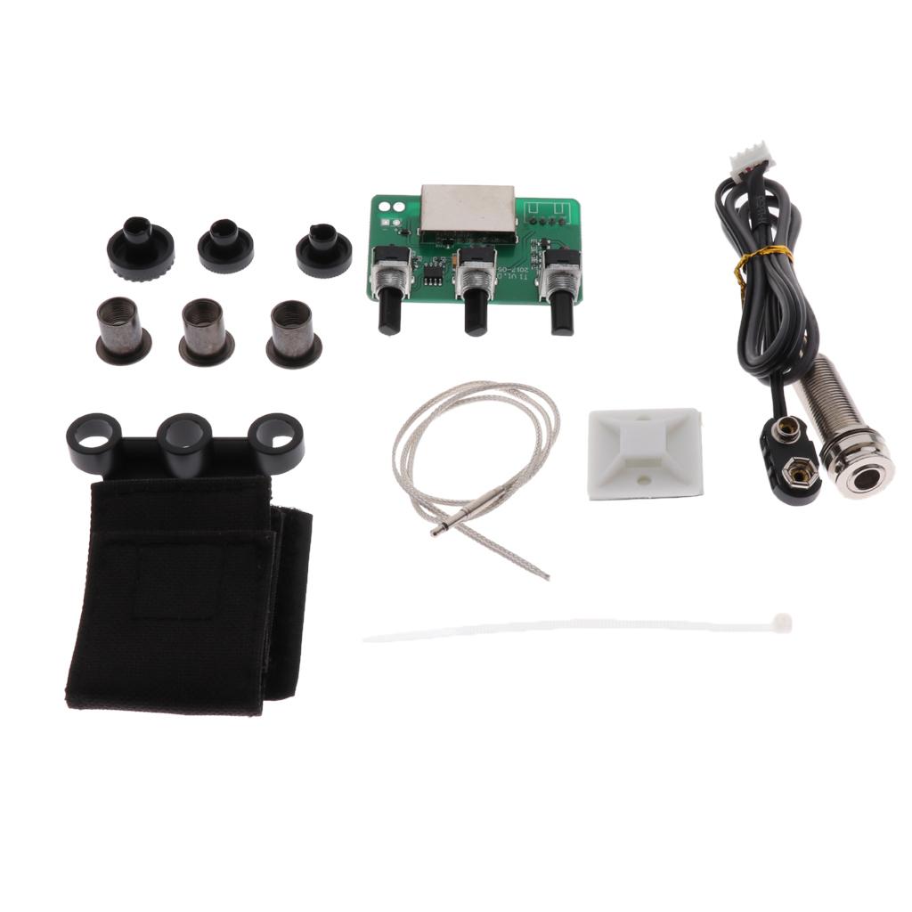 Acoustic Guitar Preamp Piezo Pickup with Endpin Output Jack