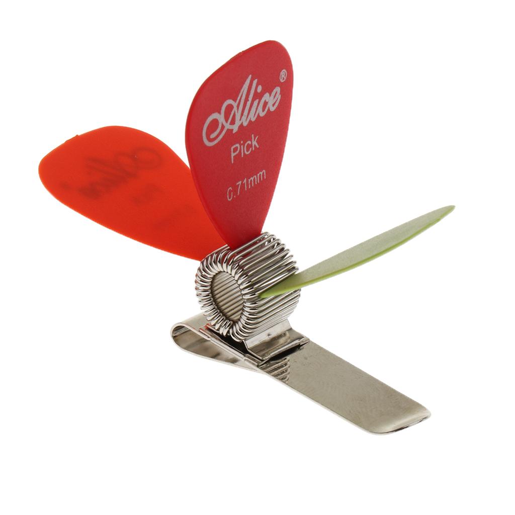 Guitar Bass Picks Plectrums with Pick Holder