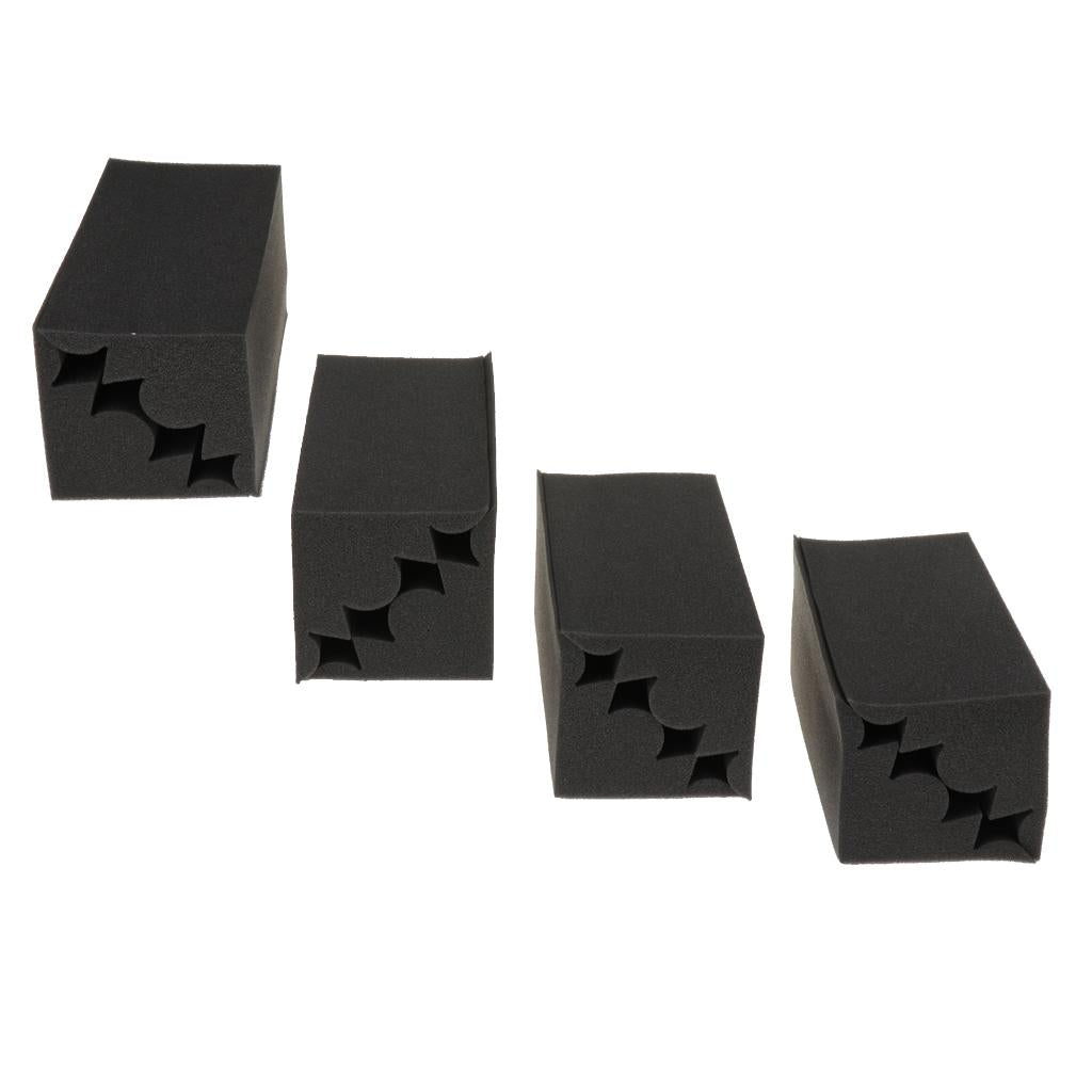 8pcs Acoustic Wedge Foam Sound Absorption Panel 12x12x24cm