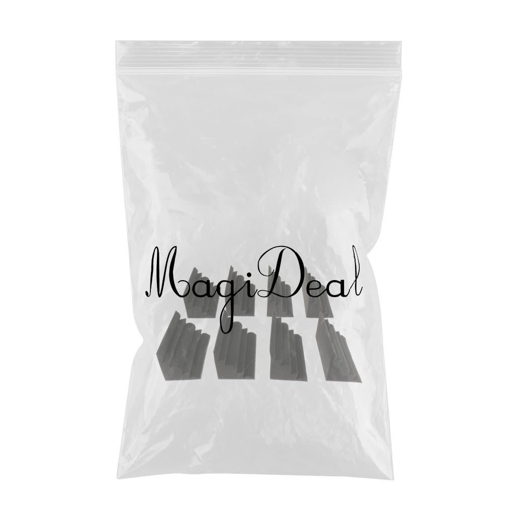 8pcs Acoustic Wedge Foam Sound Absorption Panel 12x12x24cm