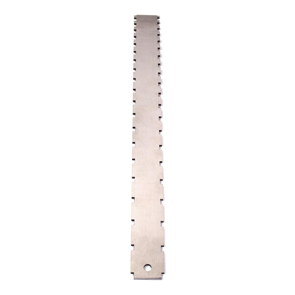 Stainless Steel Fret Level Leveling Rocker+Guitar Neck Notched Straight Edge