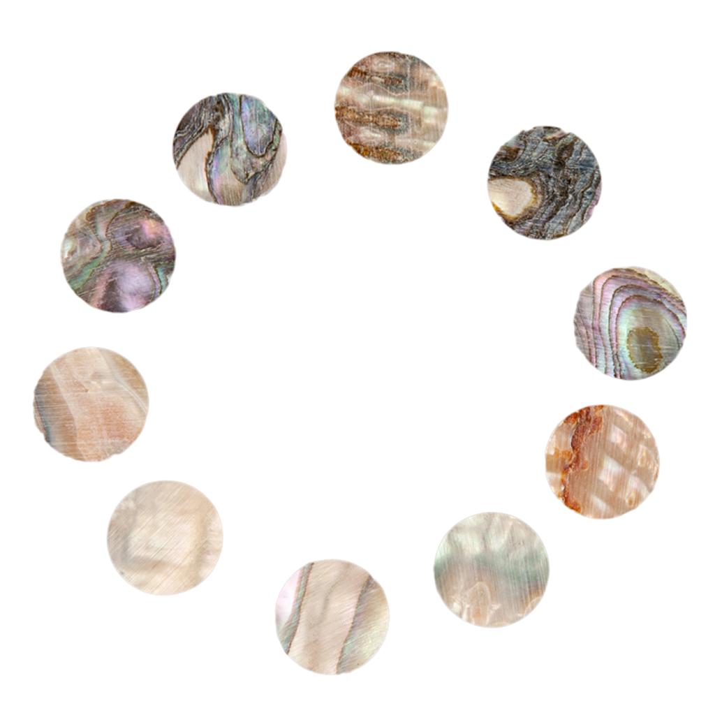 10 PCS Guitar Dots Inlay Dots Inlay for Guitar Ukulele Accessory 9mm