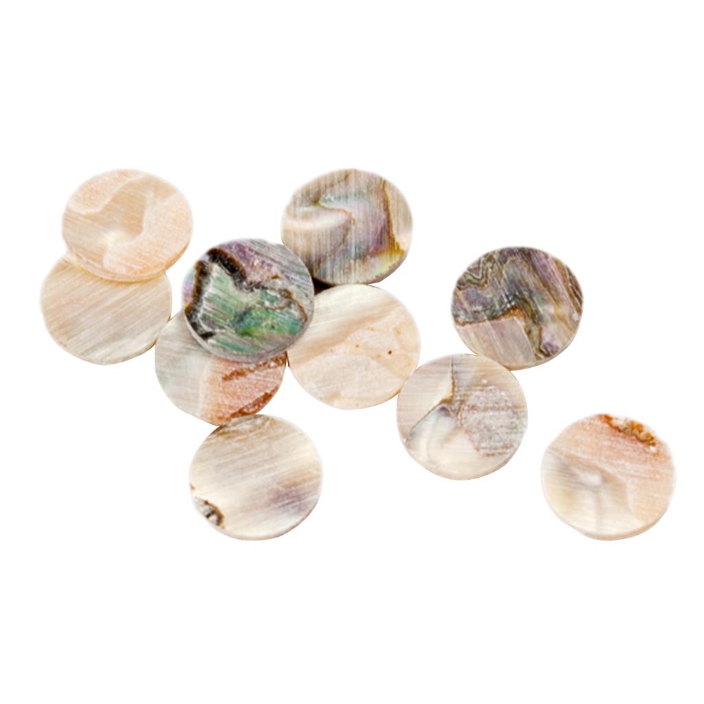 10 PCS Guitar Dots Inlay Dots Inlay for Guitar Ukulele Accessory 9mm